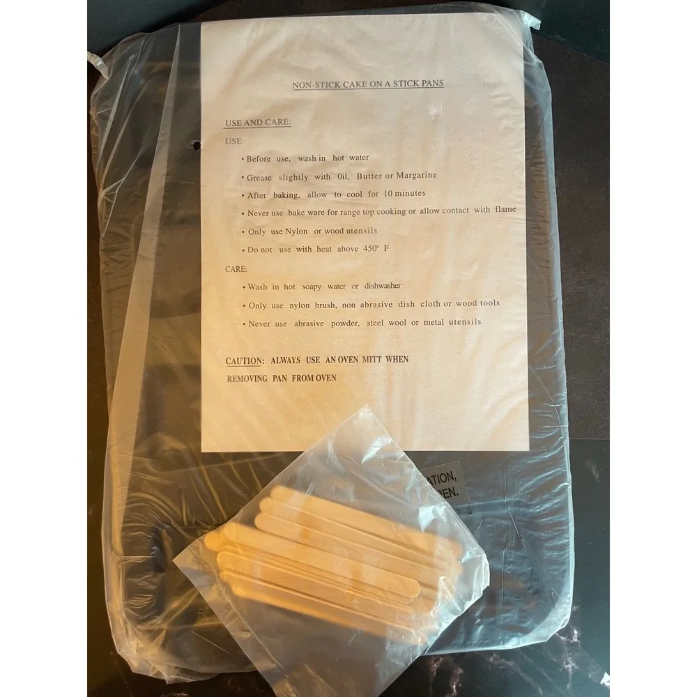 Chef Collection Cake Pop Mold Kit 8‎ Cavities Baking Pan with Sticks NIB